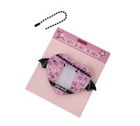 Porte-cartes de campus léger à la mode pour un usage quotidien, étui pratique avec porte-clés