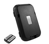 Porte-cartes de crédit avec blocage RFID, étanche en aluminium - Protections portables contre le vol de données pour homme et femme, Noir , Refer to , Unisexe