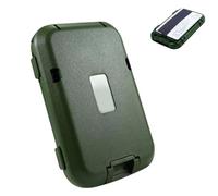 Porte-cartes de crédit avec blocage RFID, étanche en aluminium - Protections portables contre le vol de données pour homme et femme, vert militaire, Refer to , Unisexe