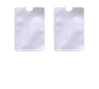 Porte-cartes de crédit de visite avec blocage, Transparent, 9.1x6.3cm/3.58x2.48'', Transparent