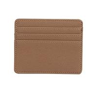 Porte-cartes de crédit décontracté pour homme et femme - Portefeuille en cuir synthétique - Pour cartes d'identité - Portefeuille d'affaires - Portefeuille bloquant - Joli, marron, Beauté de masse