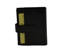 Porte Cartes De Crédit En Cuir Couleur Noir - Maroquinerie Fait En Italie - Accessoires