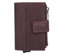 Porte-cartes de crédit en cuir Maître Birkenfeld C-Four - Marron - 10 cm