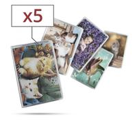 Porte-Cartes De Crédit Ou Carte De Visite X5