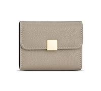 Porte-cartes de crédit portable en cuir pour femme, petite poche à monnaie, porte-monnaie, portefeuille bloquant, kaki