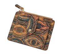 Porte-cartes de crédit pour femme - Portefeuille vintage pour femme, design fin | Petit portefeuille marron pour permis de conduire, cartes d'identité, organiseur de cartes de crédit élégant pour un
