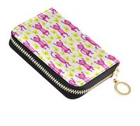 Porte-cartes de crédit pour femme RFID Blush Roller Monkey Funny Cute