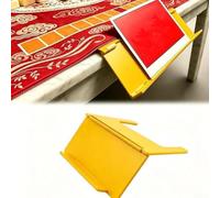 Porte-cartes de Mahjong pour table, peu encombrant, support coulissant sous tapis, organiseur de carreaux de jeu, support pliable pour cartes à jouer (orange)
