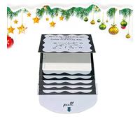 Porte-cartes de Noël - Carnet décoratif amovible - Porte-cartes de vœux en cascade - Fait à la main - Pour adultes, Noël, vacances, anniversaire, école, fête, célébration