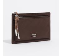 Porte-cartes de poche en nylon moka UN