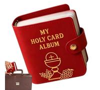 Porte-Cartes de Prière Catholique Protège-livret avec Vingt Pochettes
