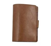 Porte-cartes de score de golf, couverture de carnet de yardage de golf, accessoires de sport en cuir PU, étui portable pour cartes de score, protection pour amis, amoureux, marron, Voir description