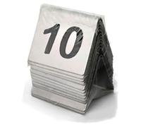 Porte-cartes De Table Double Face En Acier Inoxydable, For Mariage, Restaurant, Café, Bar, Bureau(1 to 10)