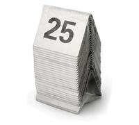 Porte-cartes De Table Double Face En Acier Inoxydable, For Mariage, Restaurant, Café, Bar, Bureau(21 to 30)