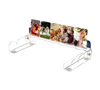 Porte-cartes de tarot en acrylique - Présentoir à fentes, support de table pour la maison quotidienne, méditation, divination, organisateur élégant et robuste pour jeux de tarot, cartes de et