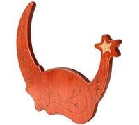 Porte-cartes de tarot en bois en forme de chat pour décoration de table | Support de bureau Oracle pour hommes, collectionneurs, sorcières, débutants, professionnels, maison, appartement, bureau