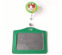 Porte-Cartes De Travail Rétractable Pour Infirmières, Porte-Cartes D'identité, Badges De Nom D'employé, Étui De Couverture De Carte Pu Pour Certificat De Travail, Badges D'identité, Étiquette D'identi