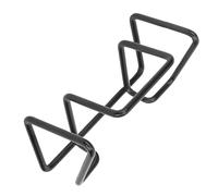 Porte-cartes de Visite 5 Pièces, Présentoir de Papier de Nom en Métal, Plateau de Papier cartonné de Grande capacité avec Conteneur d'étiquettes d'espaces de Travail en Fer, Idéal pour le