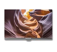 Porte-Cartes de Visite Antelope Canyon, Fin, Multi-Portefeuille, pour Cartes de crédit et d'identité, pour Hommes et Femmes