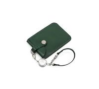 Porte-cartes de visite avec lanière, étuis d'identité, étuis d'identification simples, travail vertical, en cuir véritable, for bus d'identité d'étudiant, porte-carte de crédit, cordon rétractable, sa