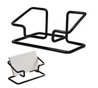 Porte-cartes de visite de bureau Présentoir Vertical Décoratif Esthétique | Support À Cartes De Visite Pour Table Pour table, travail, maison, espace de bureau, accueil, entreprise, ren Noir