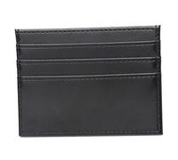 Porte-cartes de visite en cuir synthétique de qualité supérieure - Design élégant - Organisateurs de noms pour un usage professionnel - Peut contenir 50 cartes - Propriétaire d'entreprise, Noir/blanc