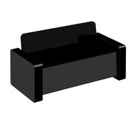 Porte-cartes de visite WEDO "black office" noir en acrylique 109 x 50 x 59 mm