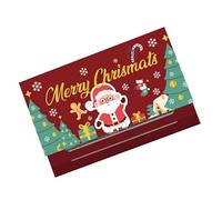 Porte-cartes De Vœux Surprise En Paquet Rouge Plié Pour La Célébration L'hiver Événement D'entreprise Échanges Cadeaux Familiaux Porte-monnaie Noël
