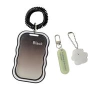Porte-cartes d'étudiant transparent à plusieurs emplacements pour organiser l'accès aux repas sur le campus, design compact, badge, carte d'étudiant