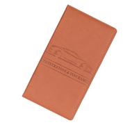 Porte-cartes d'immatriculation et d'assurance automobile avec boîte à gants de verrouillage pour documents, cartes, permis de conduire, marron, One Size