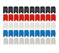 Porte-cartes double face en polypropylène pour badges d'identité et informations d'identification avec option d'orientation horizontale ou verticale pour une visibilité constante des badges (10 de