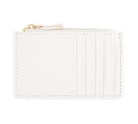 Porte-cartes - DRAEGER PARIS - Blanc - 1 poche zippée - 10 rangements - Polyuréthane