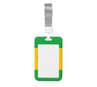 Porte-cartes Drapeau de Sao Tomé et Principe - Durable et léger - Design élégant - Convient pour les bureaux, les hôpitaux et les conférences
