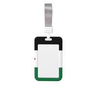 Porte-cartes Drapeau du Sahara Occidental Durable et Léger Design élégant Convient pour les bureaux, les hôpitaux et les conférences