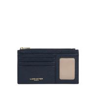 Lancaster Porte-cartes Zippé Dune Bleu Foncé