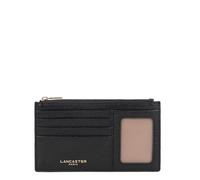 Lancaster Porte-cartes Zippé Dune Noir