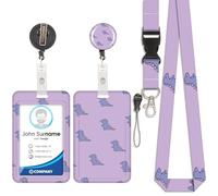 Porte-Cartes En Crocodile, Badge D'Identification, Cordon Détachable avec Pince Rétractable pour Porte-CléS, Cartes de Visite, Cartes de Porte, Cartes D'Identité