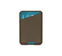 Accezz Porte-cartes en cuir - Compatible avec MagSafe et Qi2 - Coffee Brown