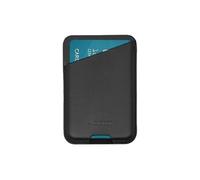 Accezz Porte-cartes en cuir - Compatible avec MagSafe et Qi2 - Onyx Black