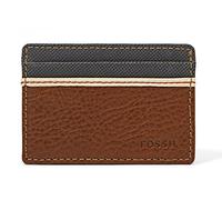 Porte-cartes en cuir Elgin Fossil pour hommes 10 cm L x 0,6 cm L x 7 cm H