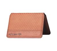 Porte-cartes en forme de bâton - Portefeuille étanche pour téléphone - Porte-cartes magnétique en cuir PU pour cartes de crédit, pièces de monnaie, marron, Refer to description, Unisexe