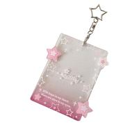 Porte-cartes en forme d'étoile portable, idéal pour collectionner et protéger les cartes photo idoles en déplacement, C, taille unique