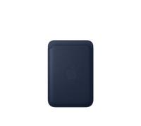 Porte-cartes en tissage fin pour iPhone avec MagSafe Bleu intense