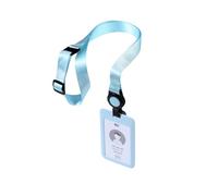 Porte-cartes, enrouleur et tour de cou ajustable et recyclé vert