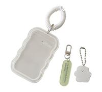 Porte-cartes ergonomique transparent, organiseur de cartes, porte-monnaie, porte-monnaie, sac de rangement pour l'école, carte d'identité, mallette de rangement indispensable pour les étudiants