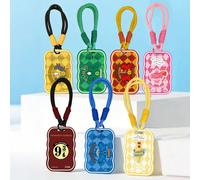 Porte-cartes , étui à cartes de style académique, porte-clés, étui de protection pour carte d'accès, accessoire Serpentard Gryffondor Philtre d'amour pour les déplacements, les sorties, les fêtes, Noë