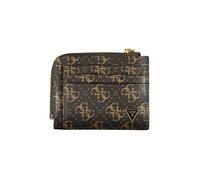 GUESS porte-cartes Mito Card Holder Dark Brown / Ochre
