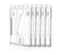 Porte-cartes - Lot de 5 - Vertical et double - Transparent