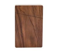 Porte-cartes magnétique en bois, étui de rangement fin avec fermeture sécurisée, boîte de rangement professionnelle, accessoires de voyage pour réseaux de bureau, 6,8 x 10,8 x 1,3 cm Zo