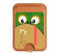 Porte-cartes magnétique grenouille abeille mignon dessin animé pour iPhone 16 15 14 13 Pro Max, multicolore